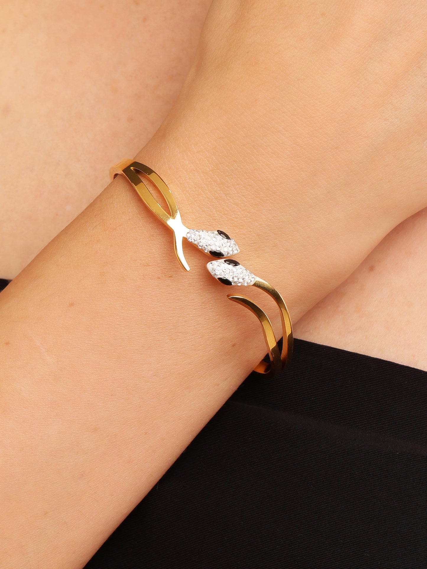 Serpent Elegance Cuff