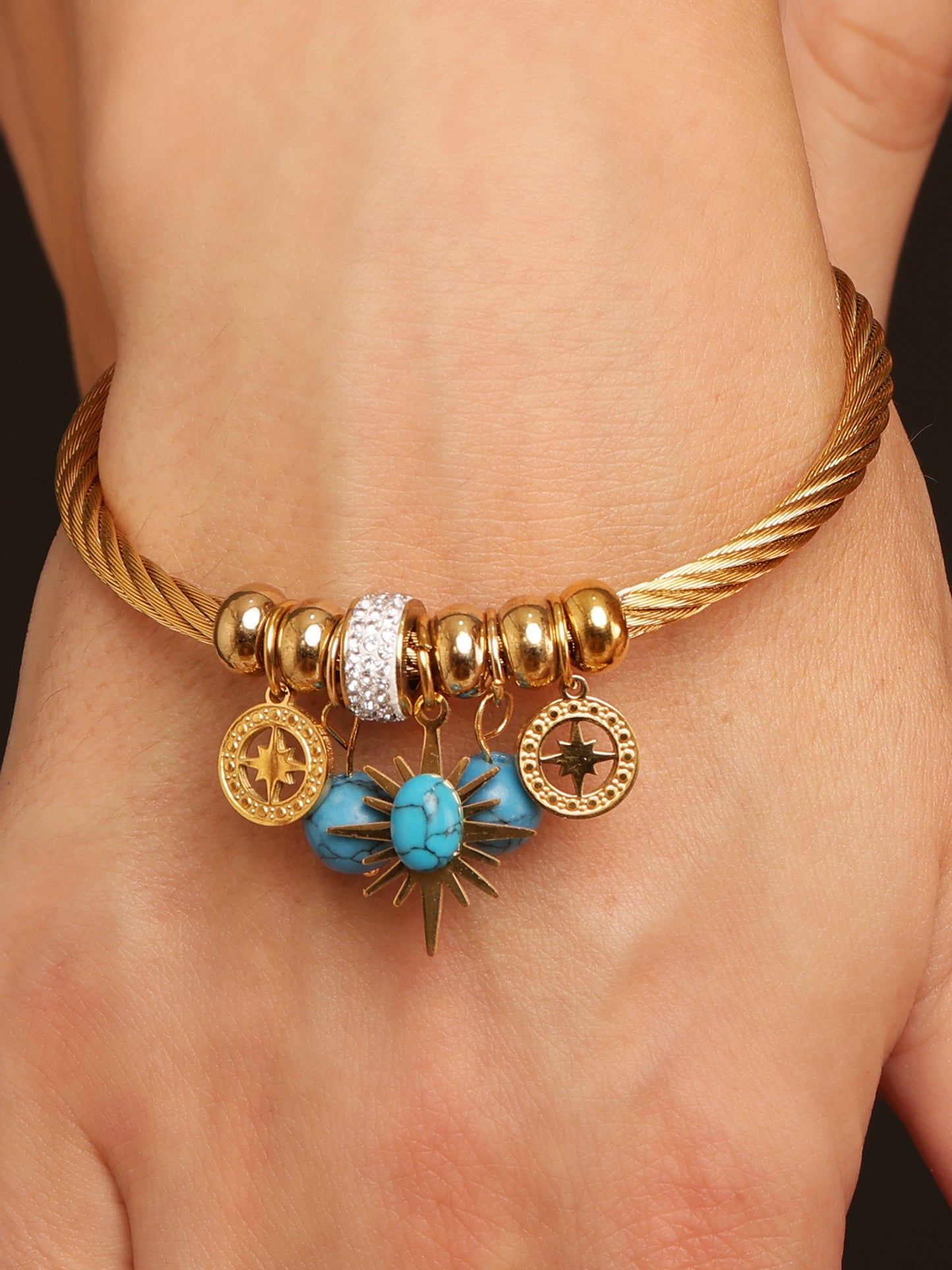 Boho charm bracelet