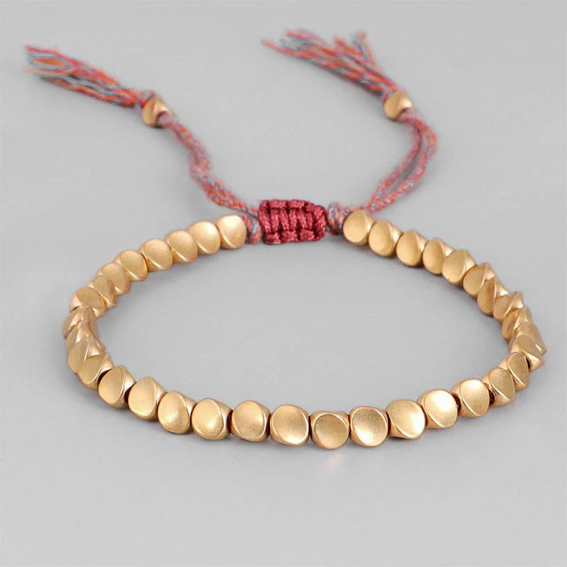 Tibetan copper beads bracelet