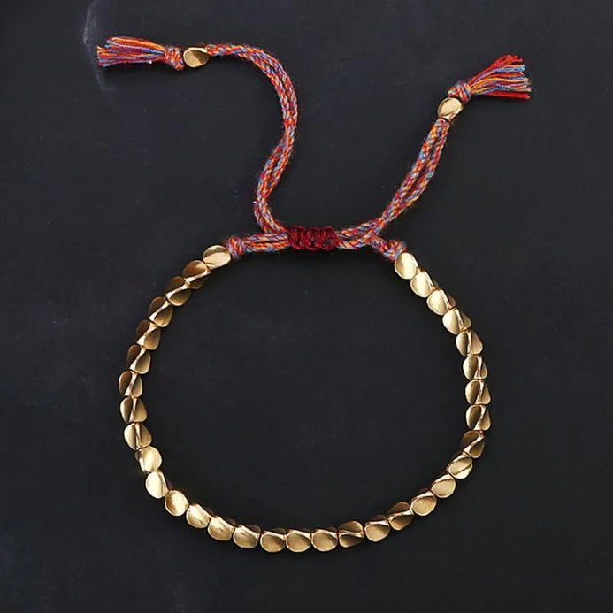 Tibetan copper beads bracelet