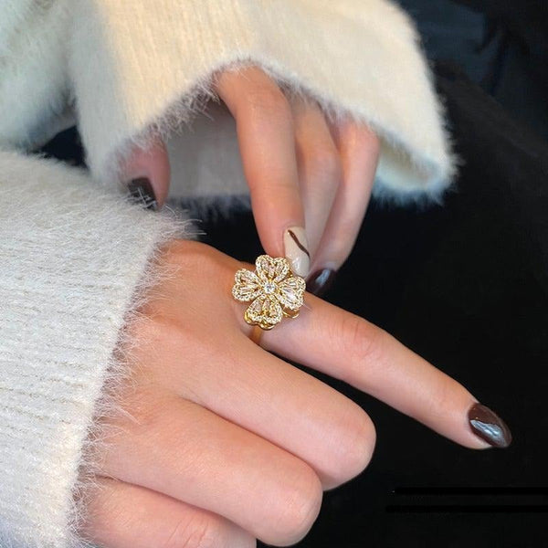 Clover sales leaf ring